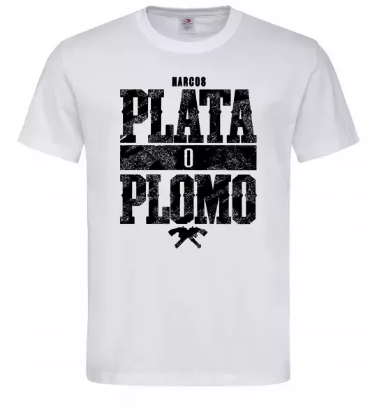Мужская футболка Plata o Plomo Белый фото