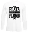 Лонгслив Plata o Plomo Белый фото