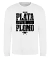 Світшот Plata o Plomo Білий фото
