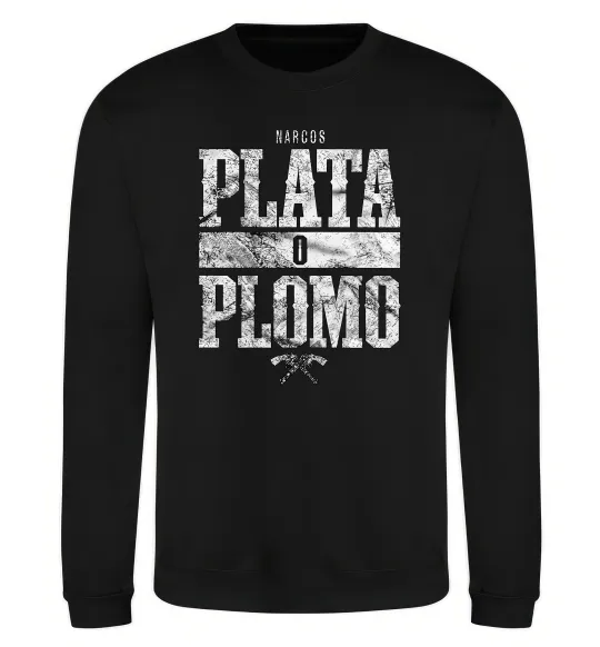Світшот Plata o Plomo Чорний фото