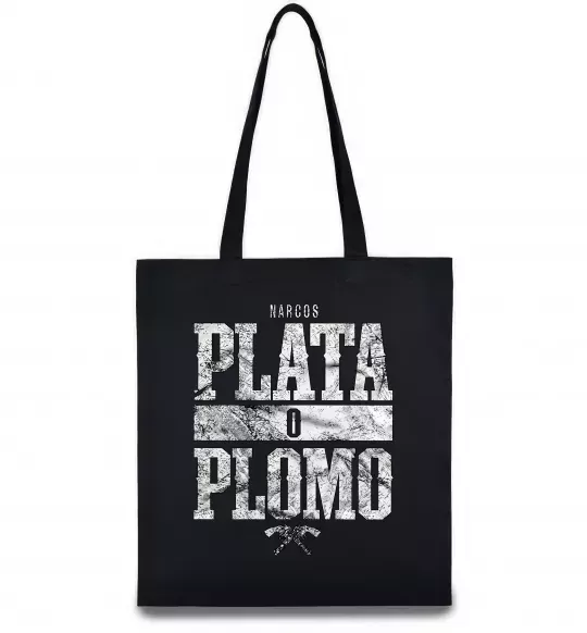 Еко-сумка Plata o Plomo Чорний фото