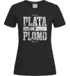 Жіноча футболка Plata o Plomo Чорний Жіноча футболка Plata o Plomo Чорний фото