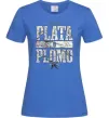 Жіноча футболка Plata o Plomo Яскраво-синій Жіноча футболка Plata o Plomo Яскраво-синій фото