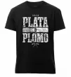 Мужская премиум футболка Plata o Plomo Черный Мужская премиум футболка Plata o Plomo Черный фото