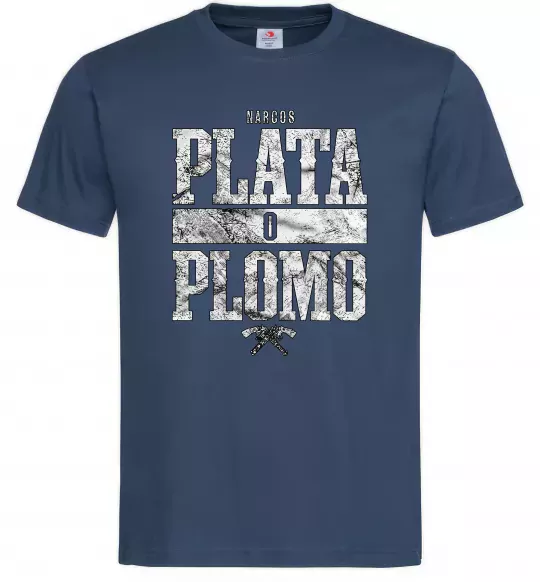 Мужская футболка Plata o Plomo Темно-синий фото