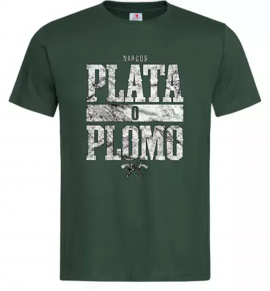 Мужская футболка Plata o Plomo Темно-зеленый фото