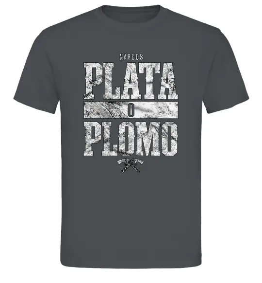 Мужская футболка Plata o Plomo Графит фото