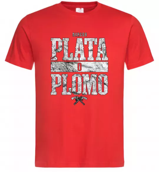 Мужская футболка Plata o Plomo Красный фото