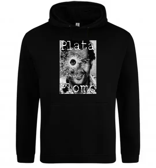 Женская толстовка (худи) Escobar Plata o plomo Черный фото