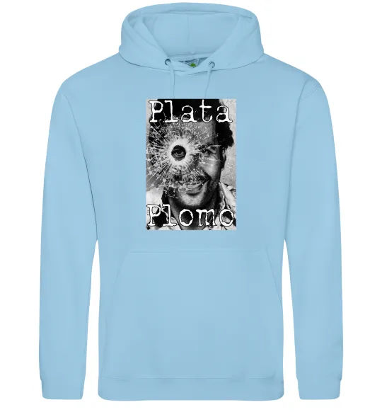 Женская толстовка (худи) Escobar Plata o plomo Голубой фото