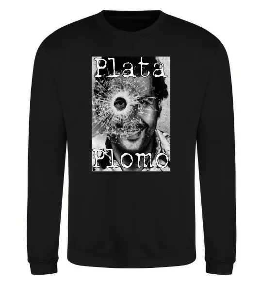 Світшот Escobar Plata o plomo Чорний фото