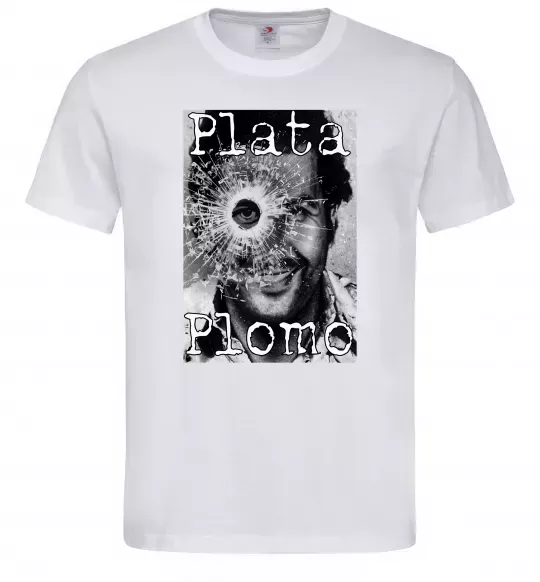 Чоловіча футболка Escobar Plata o plomo Білий фото