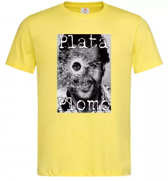 Чоловіча футболка Escobar Plata o plomo Лимонний фото