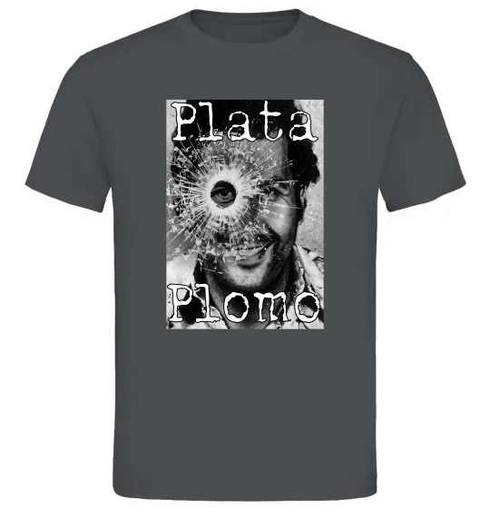 Чоловіча футболка Escobar Plata o plomo Графіт фото