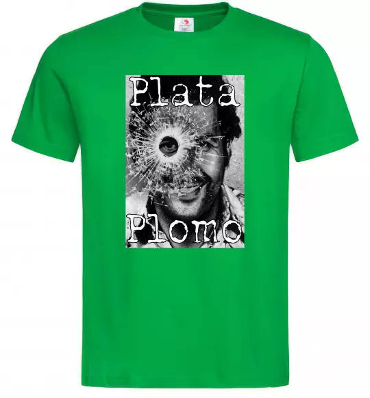 Чоловіча футболка Escobar Plata o plomo Зелений фото