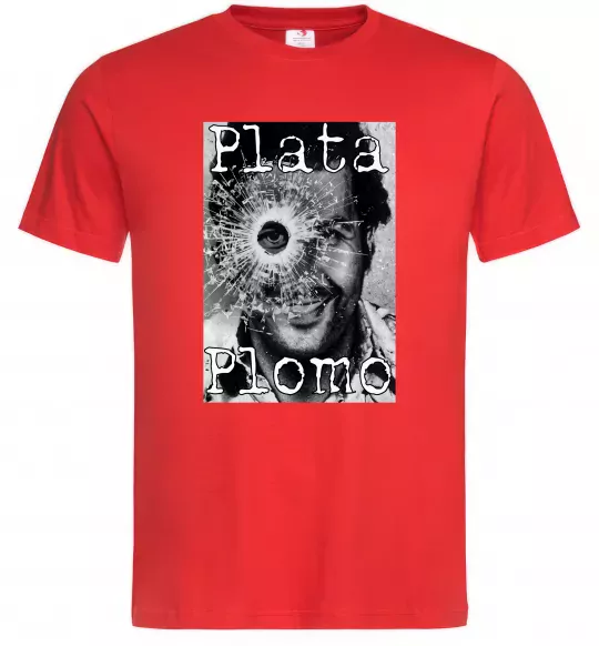 Чоловіча футболка Escobar Plata o plomo Червоний фото