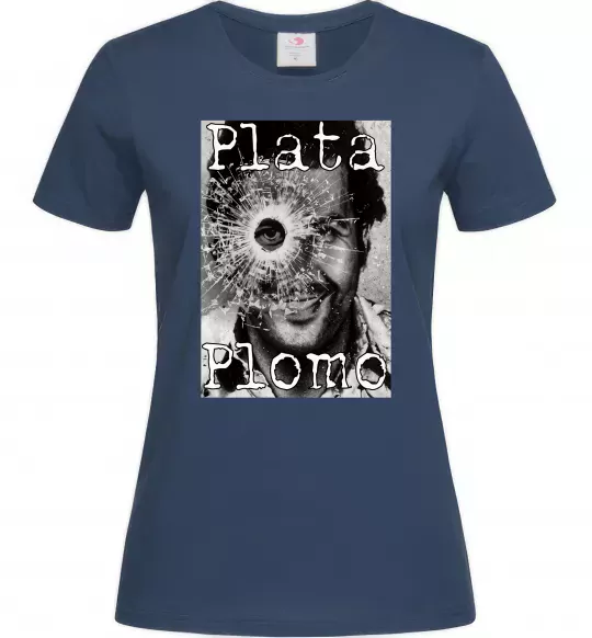 Женская футболка Escobar Plata o plomo Темно-синий фото