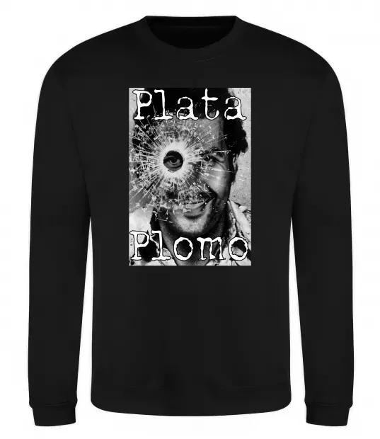 Свитшот Escobar Plata o plomo Черный фото