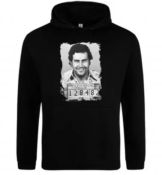 Мужская толстовка (худи) Пабло Ескобар Черный фото