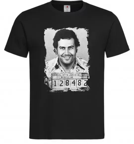 Мужская футболка Пабло Ескобар Черный фото