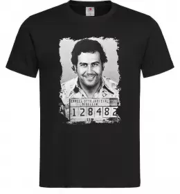 Мужская футболка Пабло Ескобар Черный фото
