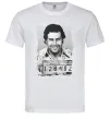 Мужская футболка Пабло Ескобар Белый фото