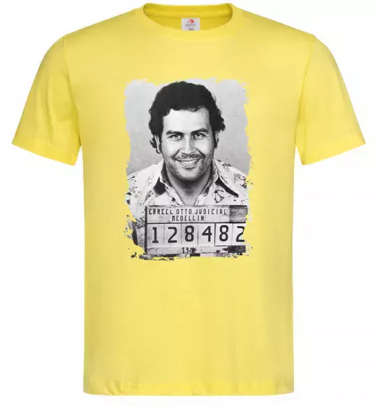 Мужская футболка Пабло Ескобар Лимонный фото