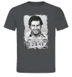 Мужская футболка Пабло Ескобар Графит фото