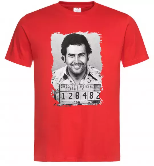 Мужская футболка Пабло Ескобар Красный фото