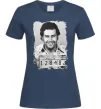 Женская футболка Пабло Ескобар Темно-синий фото