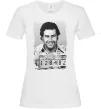 Женская футболка Пабло Ескобар Белый фото