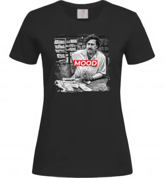 Женская футболка Escobar mood Черный фото