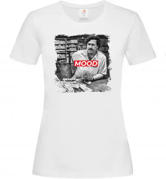 Женская футболка Escobar mood Белый фото