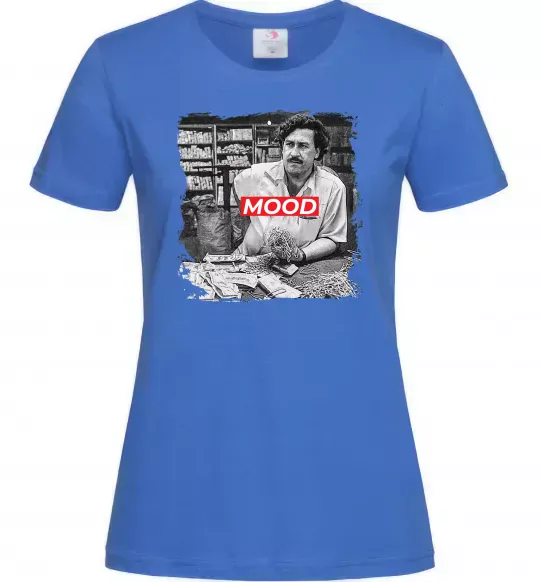 Женская футболка Escobar mood Ярко-синий фото