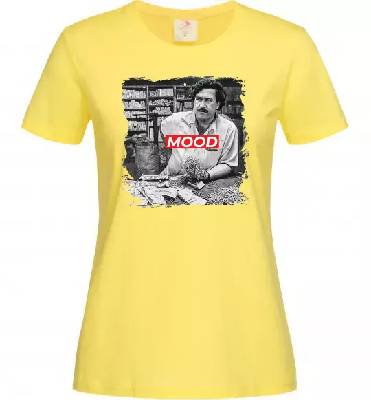 Женская футболка Escobar mood Лимонный фото