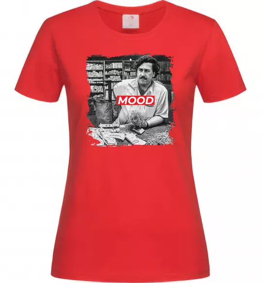 Женская футболка Escobar mood Красный фото