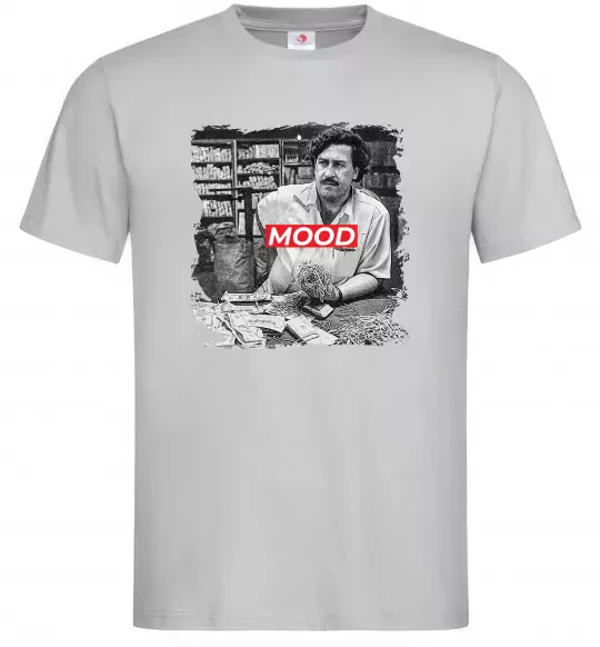 Чоловіча футболка Escobar mood Сірий фото