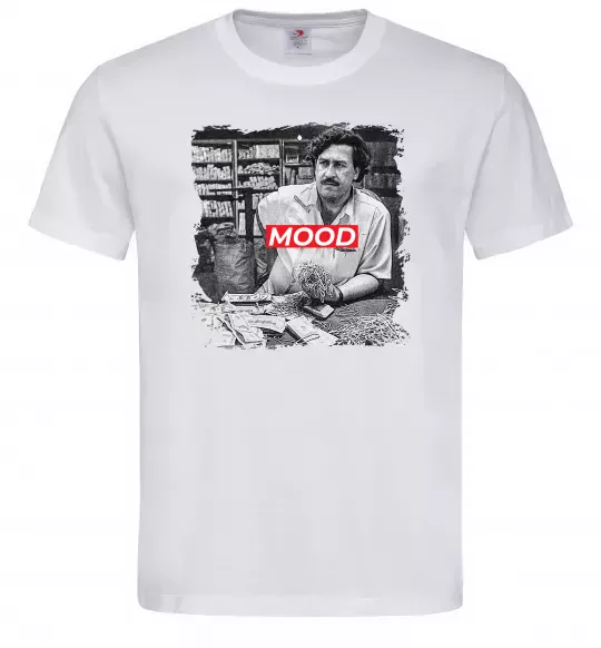 Чоловіча футболка Escobar mood Білий фото
