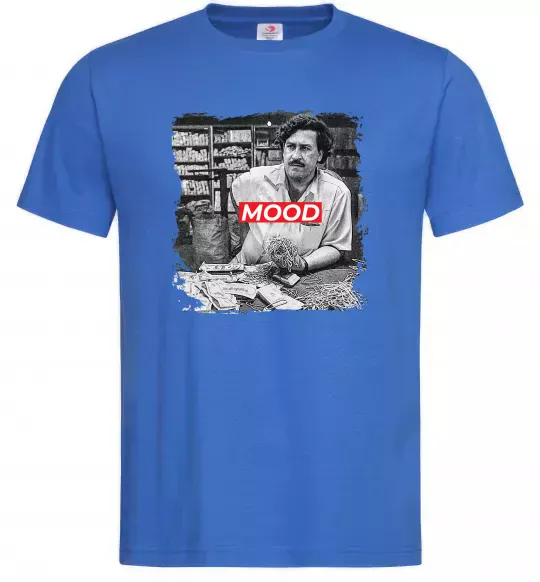 Чоловіча футболка Escobar mood Яскраво-синій фото