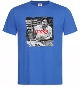 Чоловіча футболка Escobar mood Яскраво-синій фото