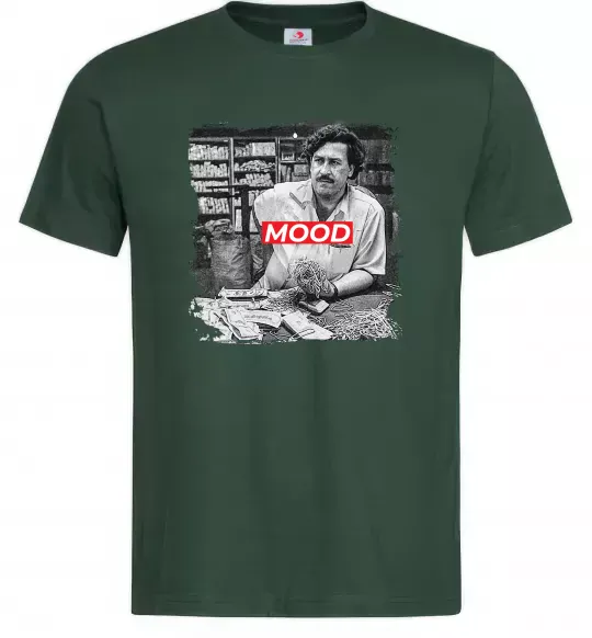 Чоловіча футболка Escobar mood Темно-зелений фото