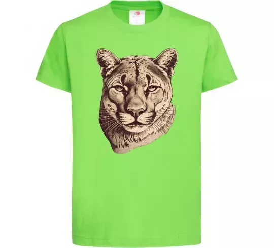 Дитяча футболка Пума Лаймовий фото