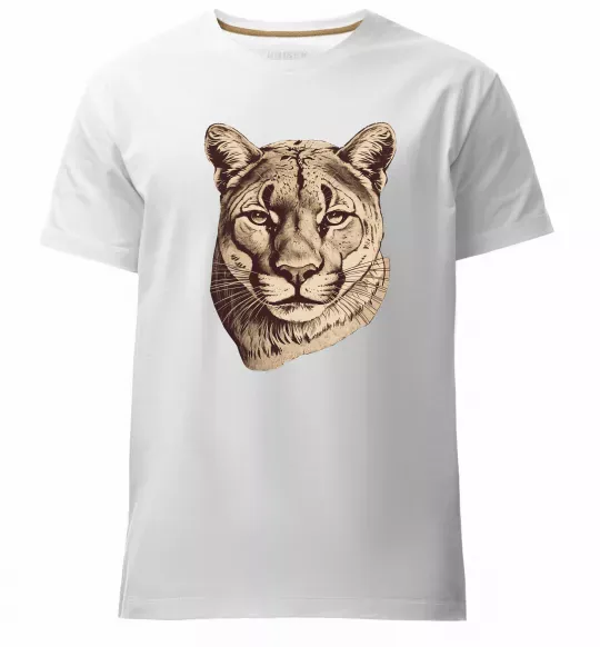 Чоловіча преміум футболка Пума Білий фото