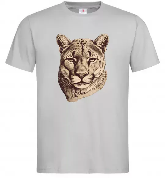 Мужская футболка Пума Серый фото