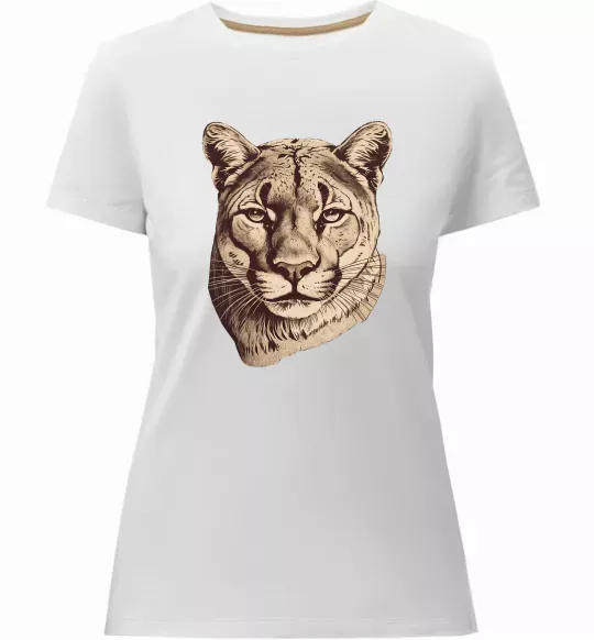 Жіноча преміум футболка Пума Білий фото