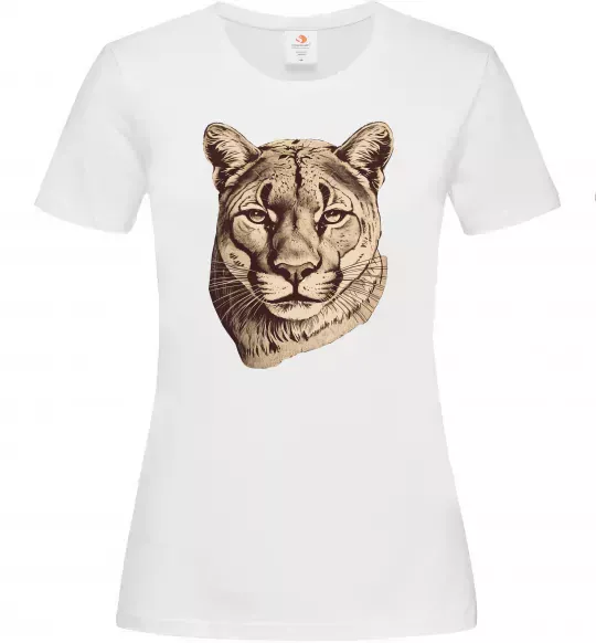 Женская футболка Пума Белый фото