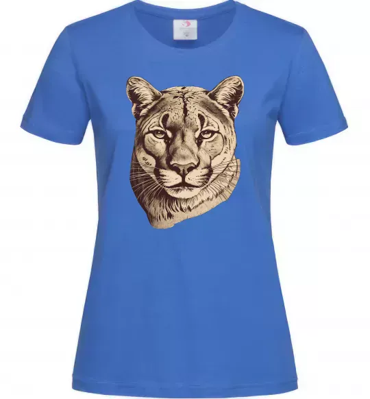 Женская футболка Пума Ярко-синий фото