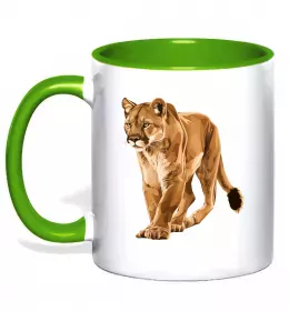 Чашка с цветной ручкой