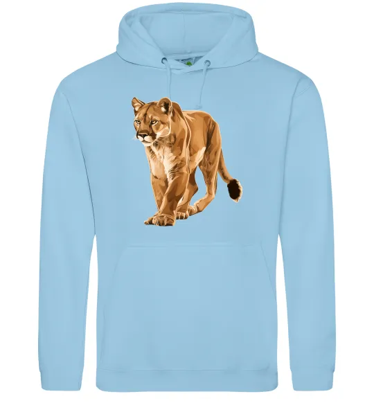 Жіноча толстовка (худі) Пума в повний зріст Блакитний фото