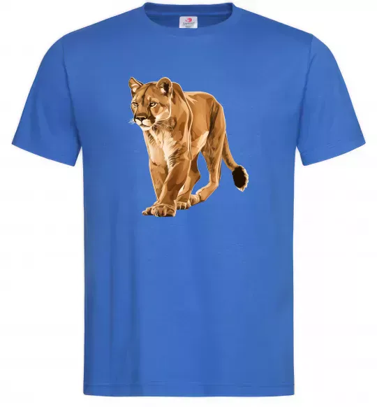 Мужская футболка Пума в повний зріст Ярко-синий фото